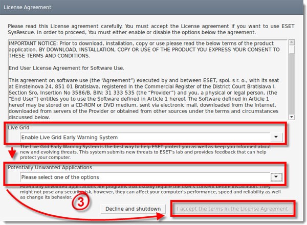 ESET SysRescue Live(恶意软件清理工具)