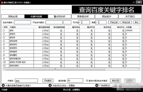 傲杰关键词工具