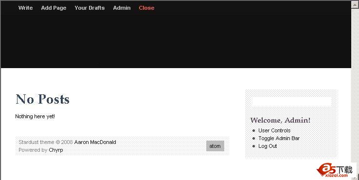 Chyrp 超轻量级开源博客引擎