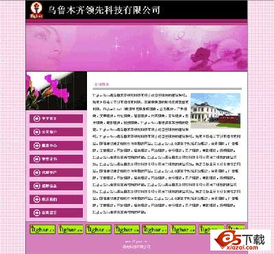 爱革CMS 公司网站模板 W010001,S02