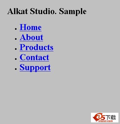 纯HTML5 CSS3制作导航条