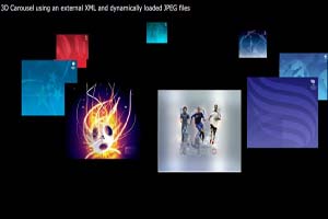 360度旋转展示flash+xml