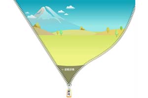 可关闭打开的flash拉链广告