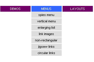完美的无脚本级联菜单