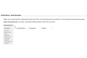 过渡很平滑的Infinite Menus