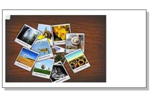 用相对定位和负向移动完成图片象框阴影