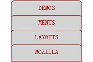 无图片实现圆角弹出式多级菜单