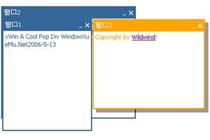 用层模拟可移动的小窗口