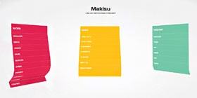 非常漂亮的3D下拉菜单