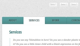 多种动画形式的TABs