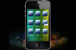 iphone手机划动效果