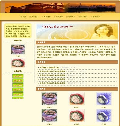 爱革CMS 公司网站模板 W010008