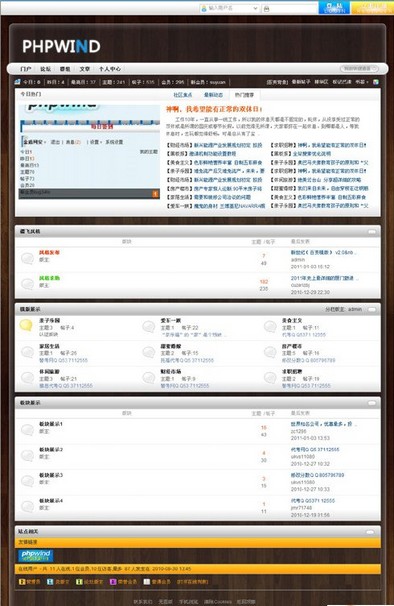 PHPWind 新世纪模板