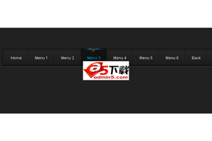 css3黑色酷炫导航