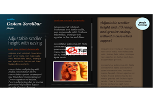 UI JQuery自定义滚动条插件