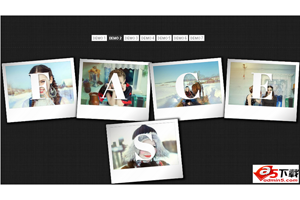 jquery字体变换效果