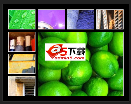 JS局部可放大相册代码