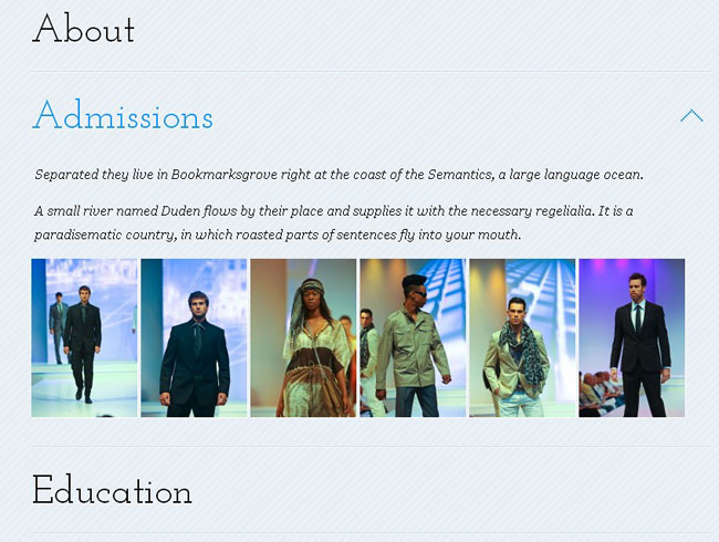 jq+css3下拉滑动选项卡