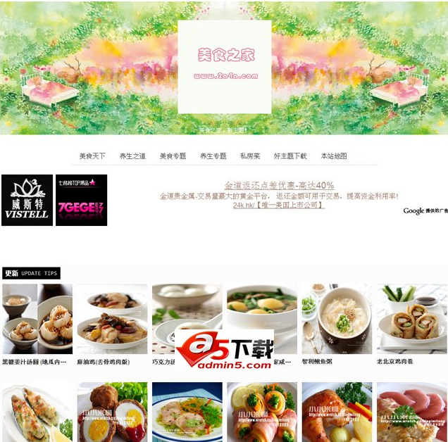 wordpress图片展示模板