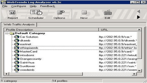 WebTrends Log Analyzer