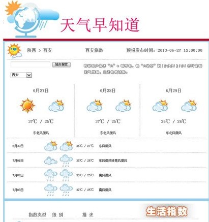 PHP天气预报小偷