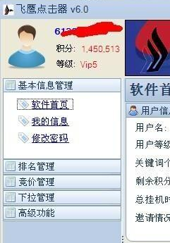 飞鹰点击SEO优化软件