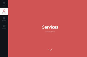 html5点击左侧导航动画切换页面