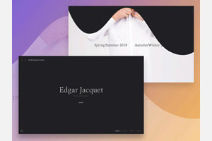 HTML5 SVG打开页面动画特效