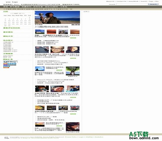 Z-Blog tugor主题风格下载