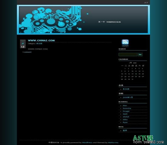 Wordpress Mushblue模板下载