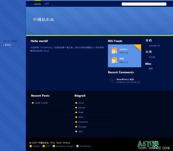 Wordpress Dark主题下载
