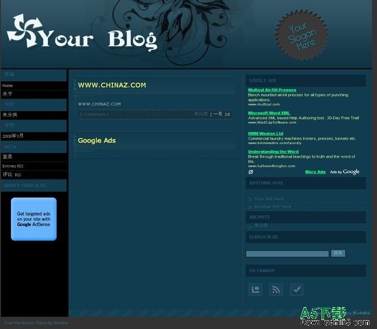 Wordpress Buddha Expert模板下载