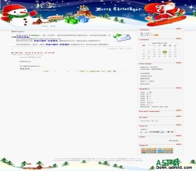 PJBlog2 圣诞节风格