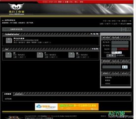 动网论坛 先行黑色模板
