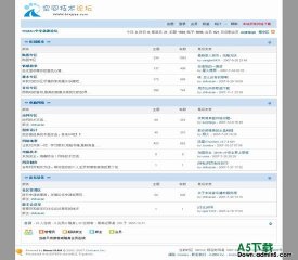 动网论坛 简单蓝风格