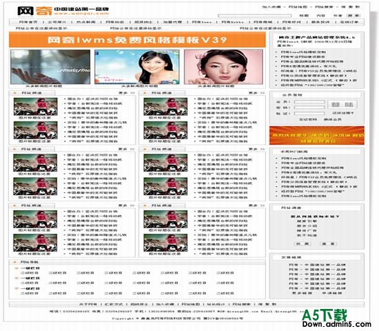 网奇Iwms V39免费 图片模板下载