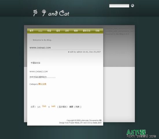 Bo-Blog Media模板风格下载