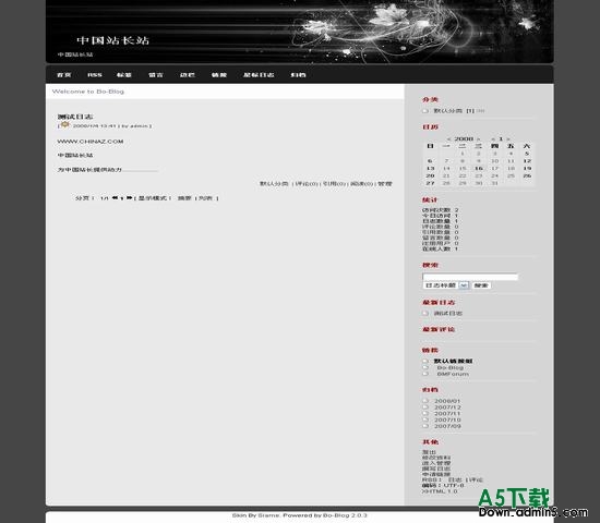 Bo-Blog 简单暗色风格下载