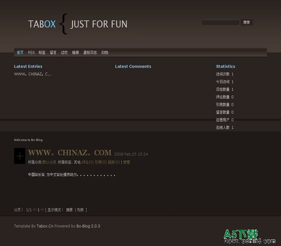 Bo-Blog DarkMetal模板下载