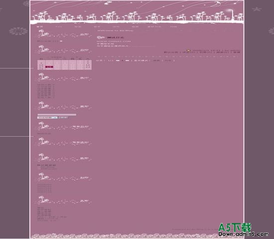 Bo-Blog 宁静的夜晚模板下载