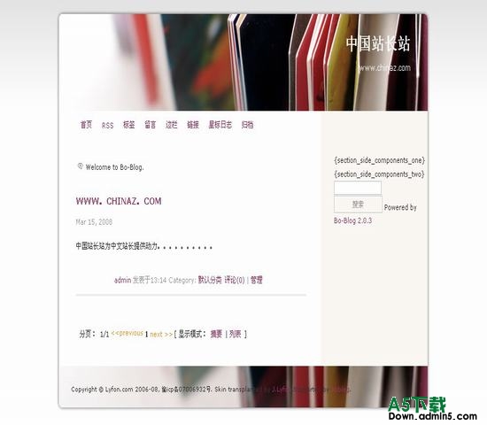 Bo-Blog time模板下载