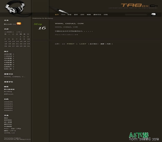 Bo-Blog MusicBoxV2模板