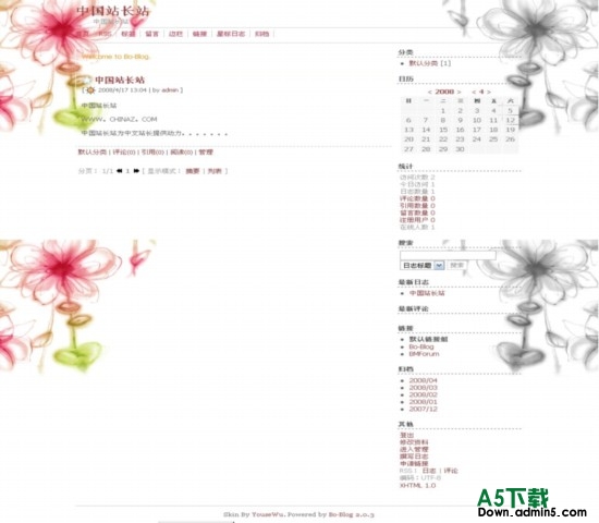 Bo-Blog yousewu模板