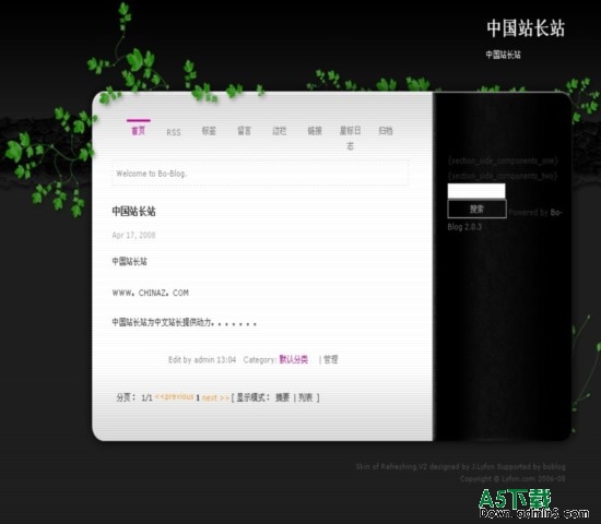 Bo-Blog RefreshingV2模板