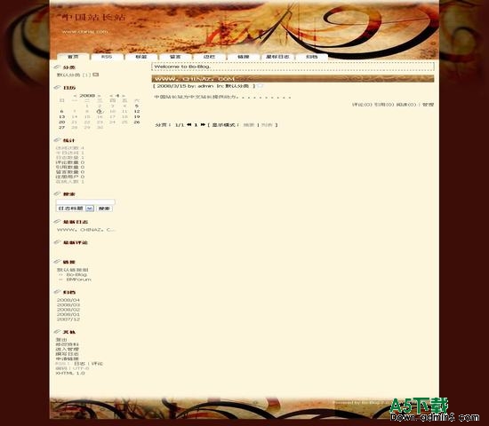 Bo-Blog mtiaoFour模板