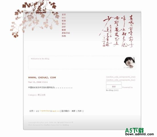 Bo-Blog LyFon-327模板下载