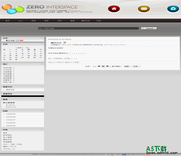 Bo-Blog zrov9x模板