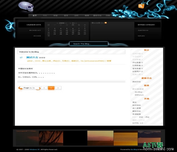 Bo-Blog NewBlack模板