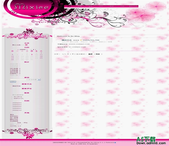 Bo-Blog Seasonal模板