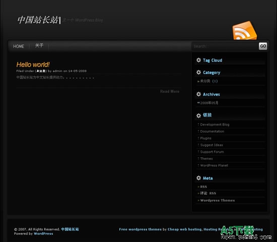 Wordpress Black2模板